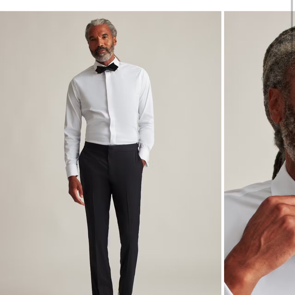 Bonobos empire stretch tuxedo shirt - Crisp White Dress Shirt